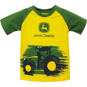 T-shirt pour tout-petits tracteur flouté MCPB3T304Y