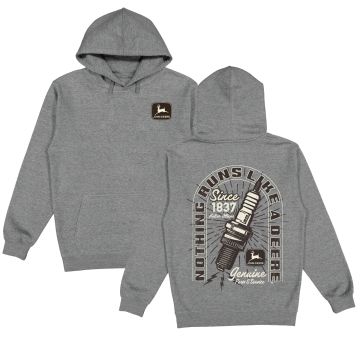John Deere Kapuzensweatshirt, grau MCF02X1BDR