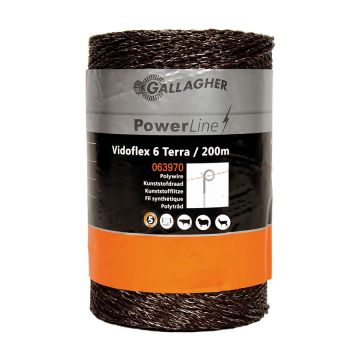 Vidoflex 6 PowerLine 200 m terra GAL-063970