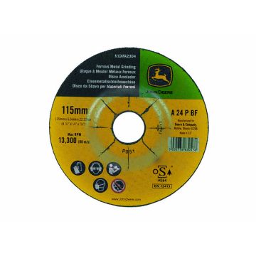 Disque abrasif 115mm (4.5\") x 6.5mm MCXFA2304