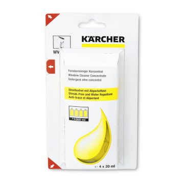 Kärcher Detergente per vetri concentrato 4x20ml KAR-6.295-302.0