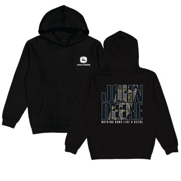 Kapuzensweatshirt Camoflage, schwarz MCF02WSBZC
