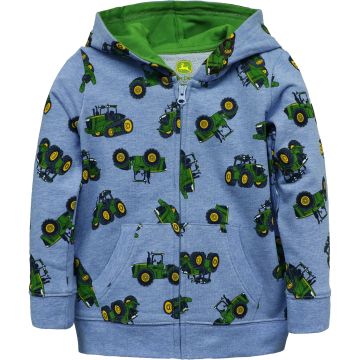 Sweatjacke mit Reißverschluss und Traktor MCPB4J363B