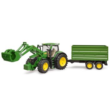 John Deere 7R 350 mit Frontlader und Anhänger MCB009828000