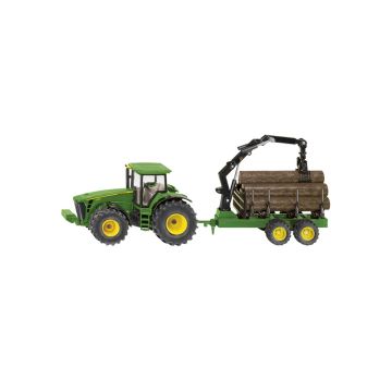 Tracteur John Deere 8430 avec remorque forestière MCU195400000