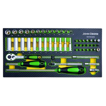 54 pieces 1/4" jeu de douilles 6 pans MCKT9A2502M