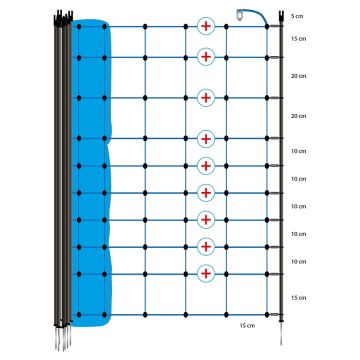 Wolfsnetz, Blau 120/1W14/S-50 m GAL-083039